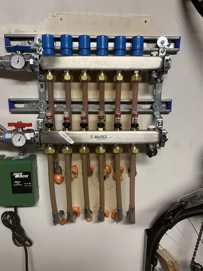 Plumber performing Gas Line Installation at a residential property in Cutler Bay